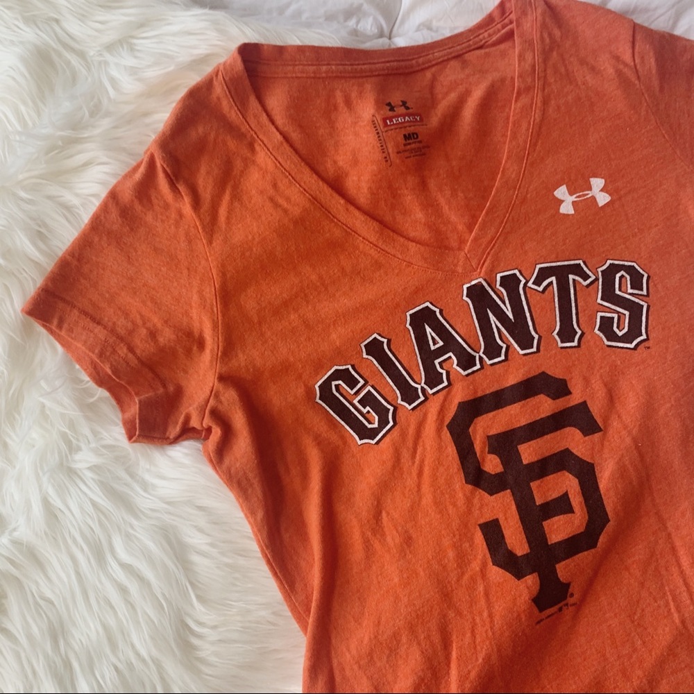 San Francisco Giants Under Armour orange T-shirt M